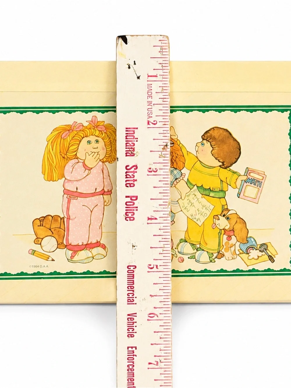 Vintage 1984 Cabbage Patch Kids Pencil Crayon Box Case Current school box
